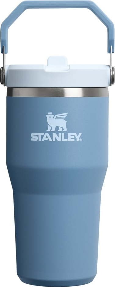 Šedomodrá termoska z nerezové oceli 600 ml IceFlow™ Flip Straw 2.0 Tumbler Indigo – Stanley Stanley