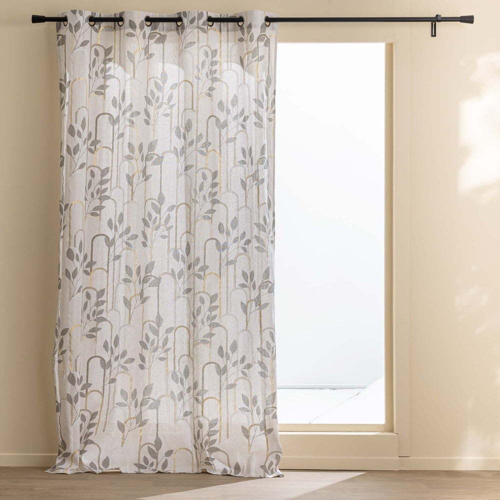 Šedý závěs 140x240 cm Roseris – douceur d'intérieur Douceur d intérieur