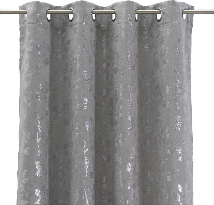 Šedý/ve stříbrné barvě závěs 140x260 cm Sutil – Casa Selección Casa Selección