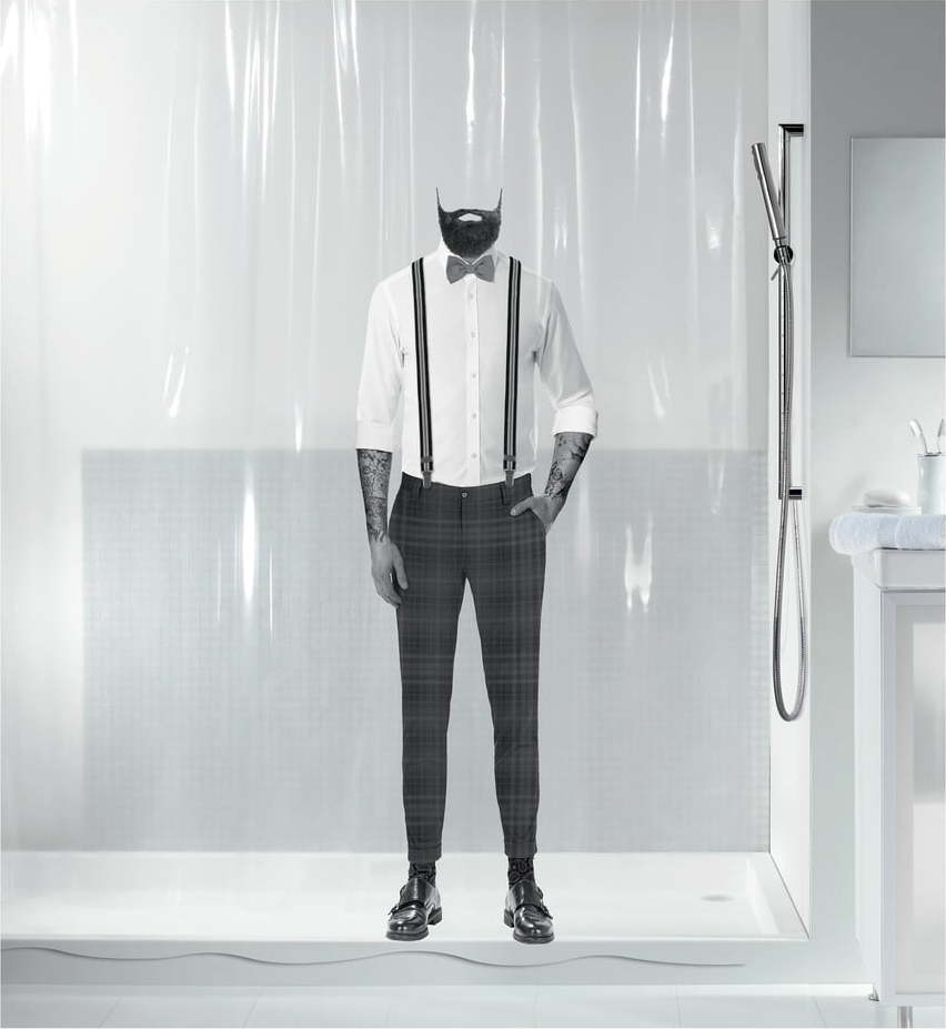 Sprchový závěs 180x200 cm Dandy – Spirella SPIRELLA