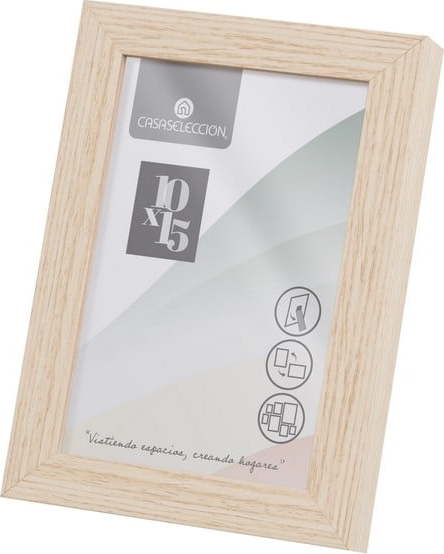 Stojací/na zeď rámeček v přírodní barvě 12