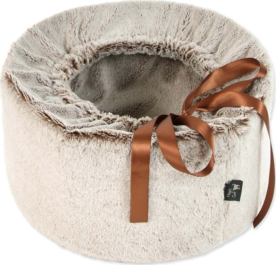 Světle hnědý pelíšek pro kočku ø 40 cm Magic Cat – Plaček Pet Products Plaček Pet Products