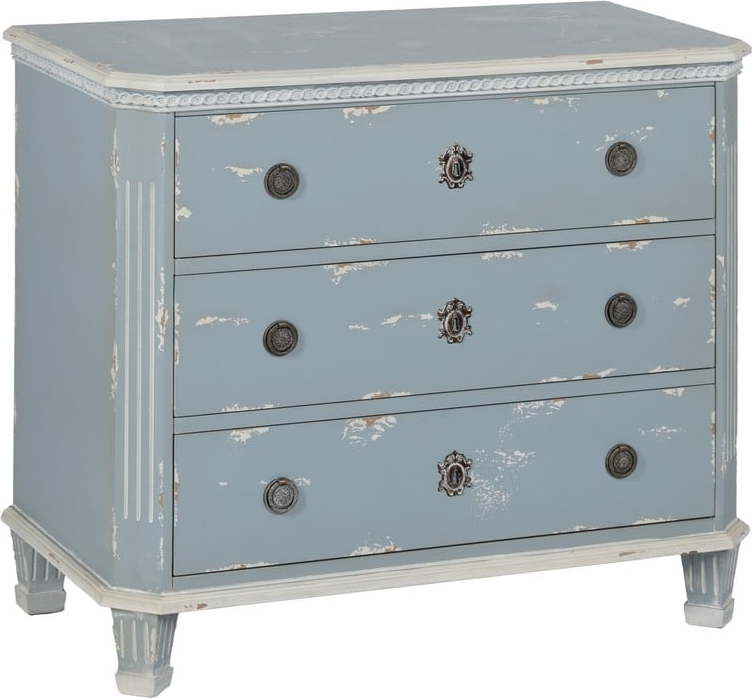 Světle modrá komoda 92x81x46 cm Elmsbury – Ixia Ixia