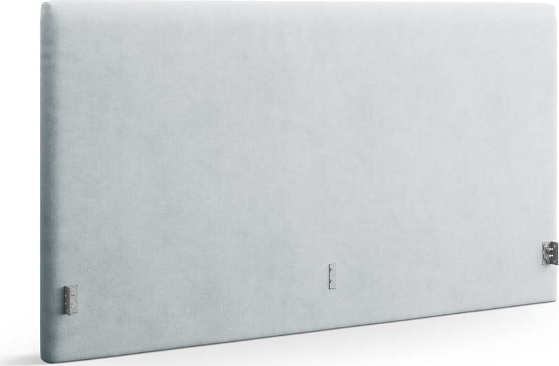 Světle šedé čalouněné čelo postele 210