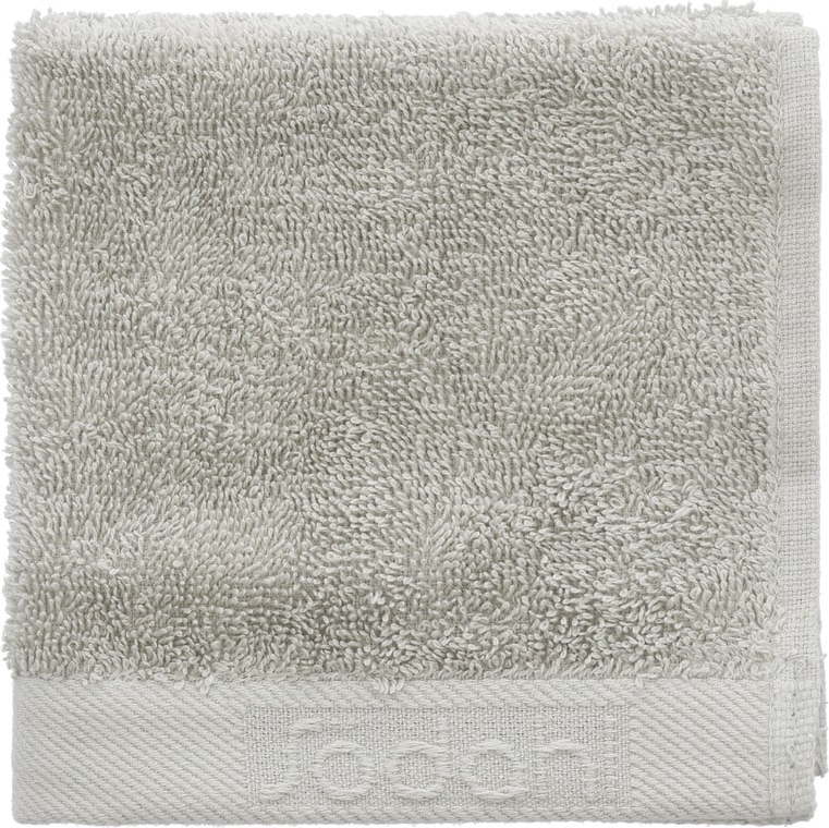 Světle šedý froté bavlněný ručník 30x30 cm Comfort – Södahl Södahl