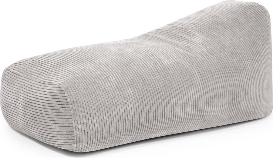 Světle šedý manšestrový sedací vak Snug 130 – SLOWDOWN SLOWDOWN