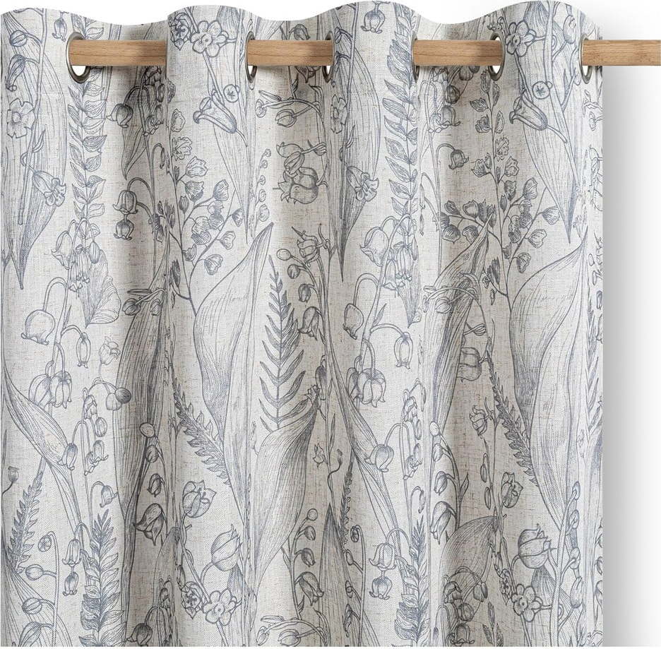 Světle šedý závěs 135x250 cm Selvetia – Restilo Restilo