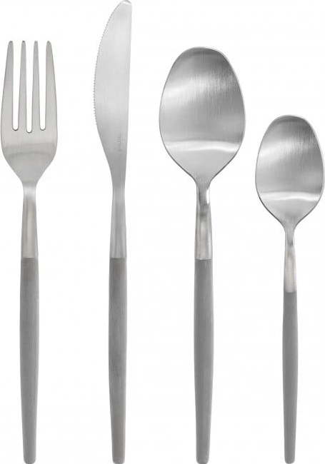 Světle šedý/ve stříbrné barvě nerezový příbor 16 ks Maxime – Blomus Blomus