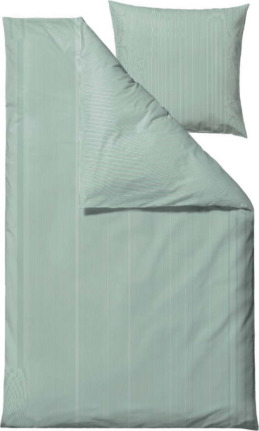Světle zelené bavlněné povlečení na jednolůžko 140x200 cm Cheerful – Södahl Södahl
