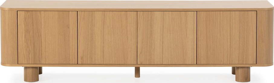 TV stolek v dekoru dubu v přírodní barvě 180x50