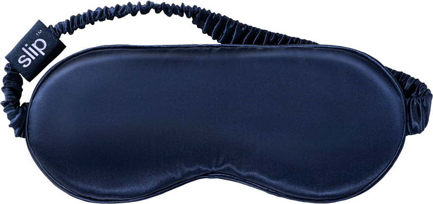 Tmavě modrá hedvábná maska na spaní Navy – slip slip