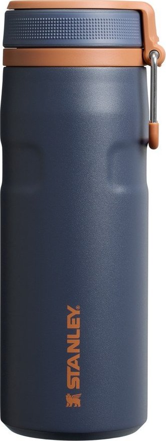 Tmavě modrá termoska z nerezové oceli 470 ml IceFlow™ Bottle Twist Flip Twilight – Stanley Stanley