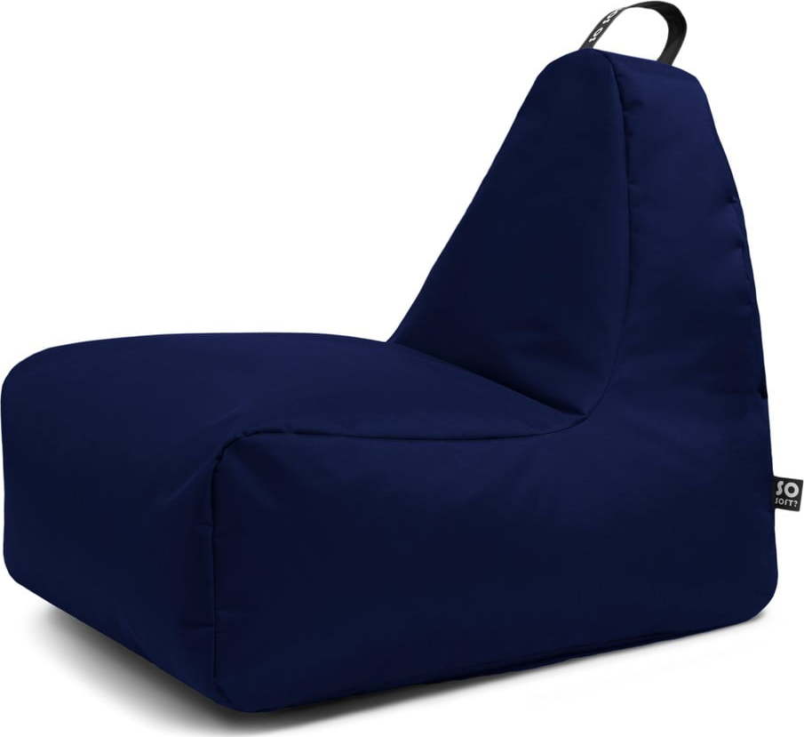 Tmavě modrý sedací vak Chill XL – So Soft? So Soft?