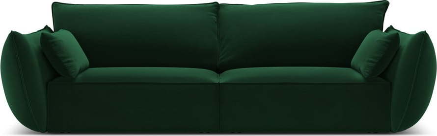 Tmavě zelená sametová pohovka 208 cm Vanda – Mazzini Sofas Mazzini Sofas