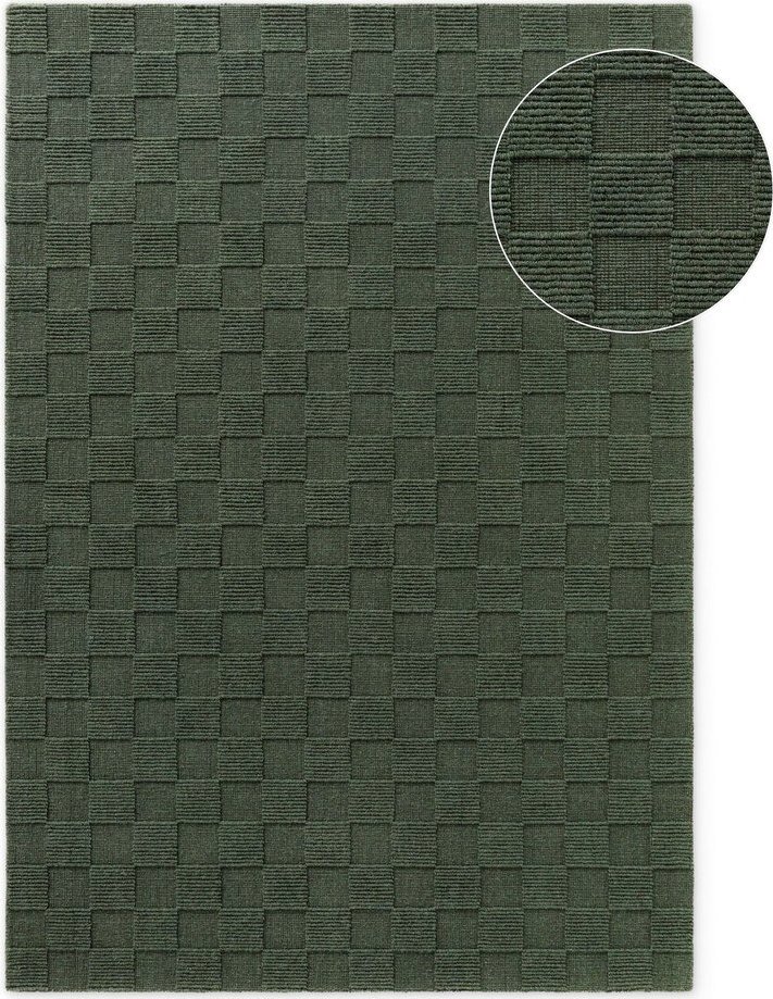 Tmavě zelený ručně tkaný vlněný koberec 120x170 cm Scala – Villeroy&Boch Villeroy & boch
