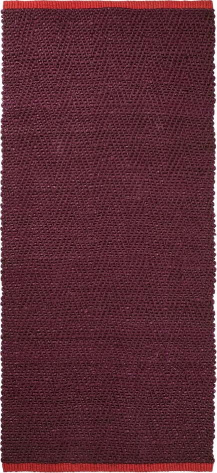 Vínový jutový běhoun 70x150 cm Notes – Mette Ditmer Denmark Mette Ditmer Denmark