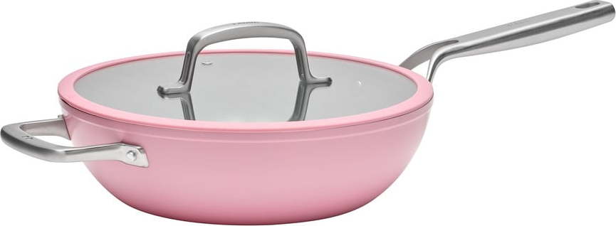 Wok pánev s poklicí/s keramickým povrchem ø 28 cm Meda 3.0 – FABINI Fabini