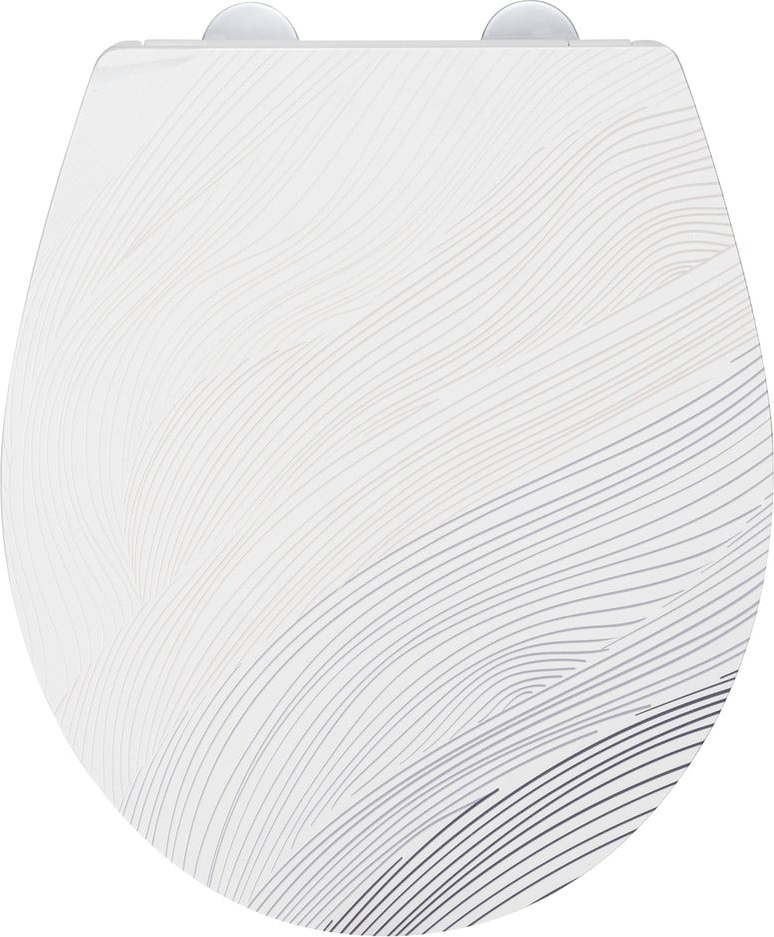 Záchodové prkénko s automatickým zavíráním 38 x 44