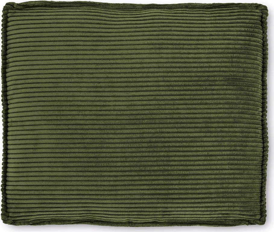 Zelený manšestrový polštář na gauč Blok – Kave Home Kave Home