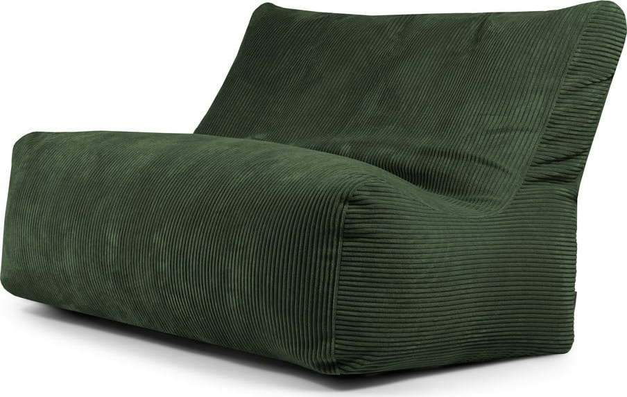Zelený manšestrový sedací vak Sofa Seat Lounge – SLOWDOWN SLOWDOWN