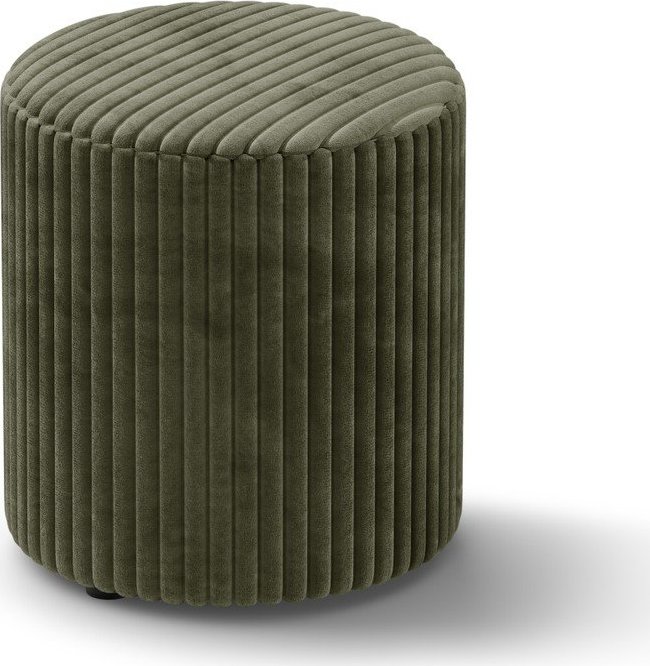 Zelený manšestrový taburet Dia – Micadoni Micadoni