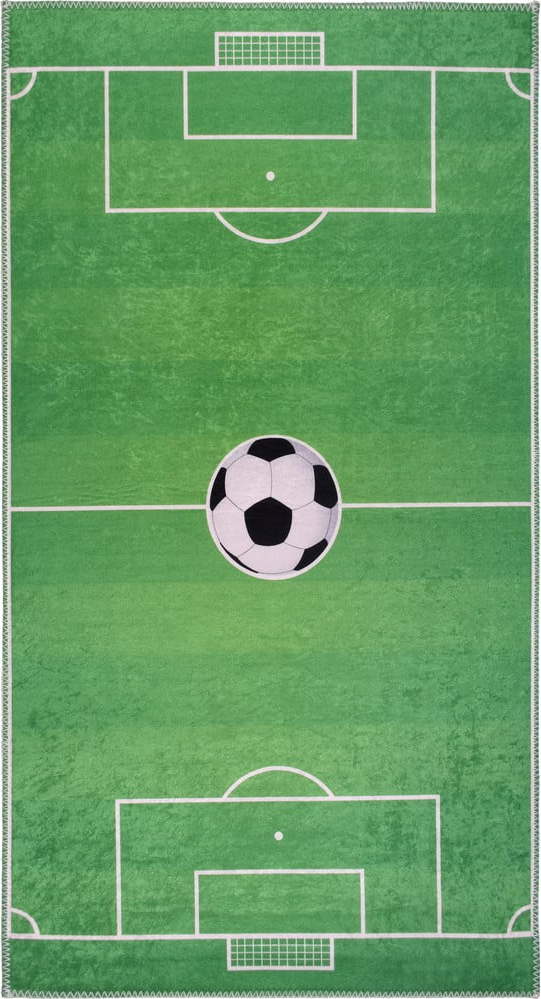 Zelený pratelný dětský hrací koberec 80x120 cm Soccer Time – Vitaus Vitaus