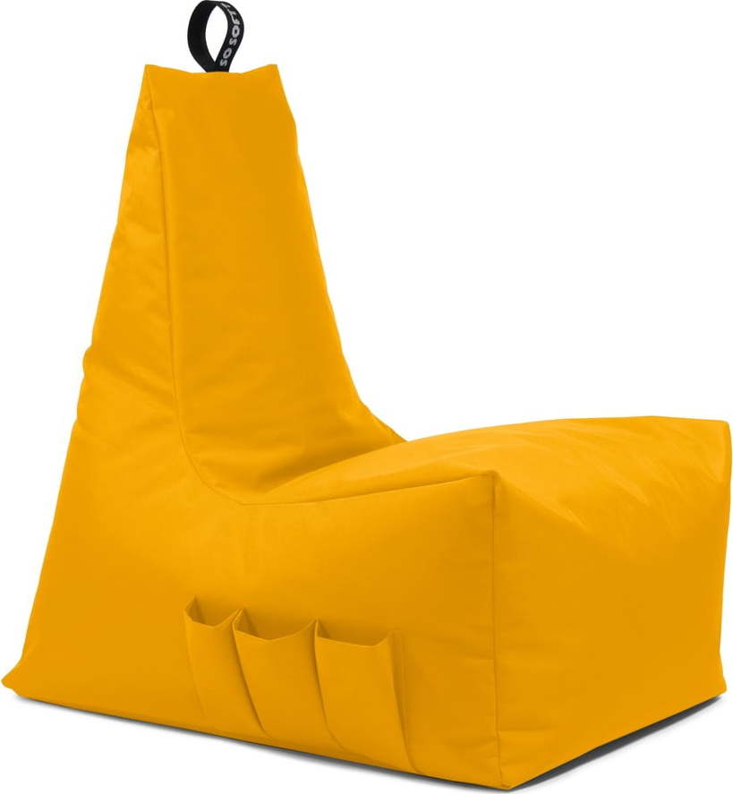 Žlutý sedací vak Icy Gamer L – So Soft? So Soft?