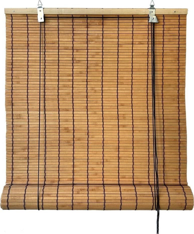 Bambusová roleta v přírodní barvě 120x160 cm Zeva – Gardinia Gardinia