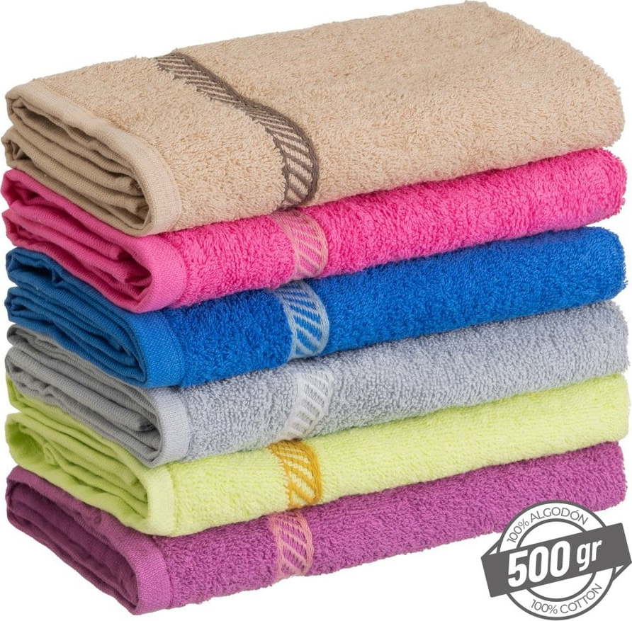 Bavlněné utěrky v sadě 6 ks 50x50 cm – Casa Selección Casa Selección