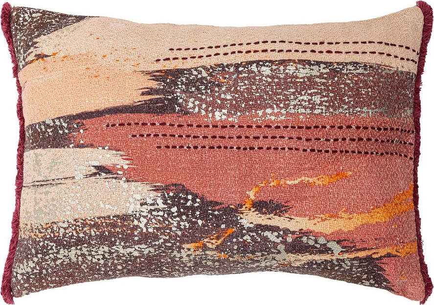 Bavlněný dekorační polštář 35x50 cm Bri – Bloomingville Bloomingville