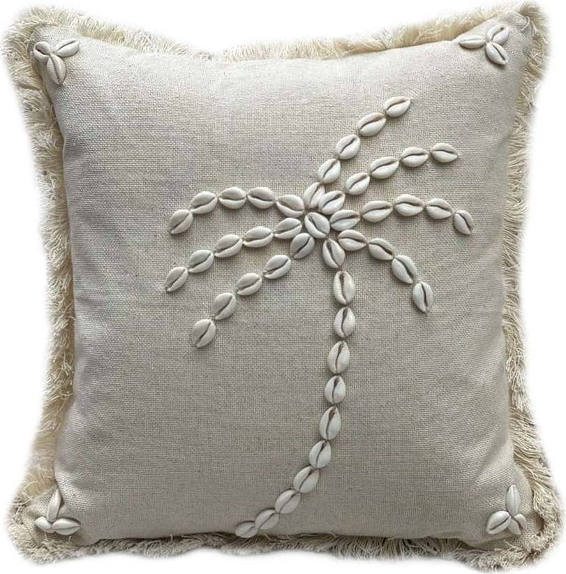 Bavlněný povlak na polštář 43x43 cm Seashells – Mioli Decor Mioli Decor