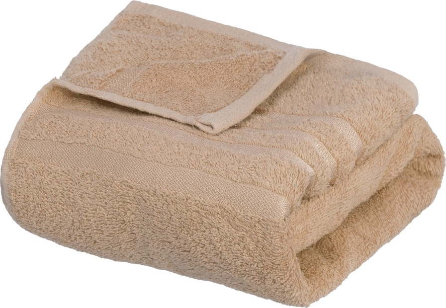 Béžová froté bavlněná osuška 70x140 cm Simple – Casa Selección Casa Selección