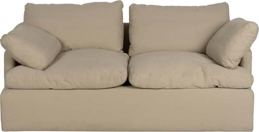 Béžová lněná pohovka 180 cm – Ixia Ixia