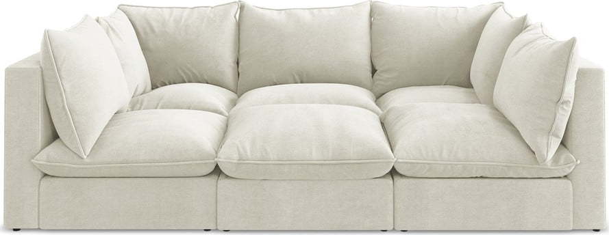 Béžová pohovka 255 cm Manao – Makamii Makamii