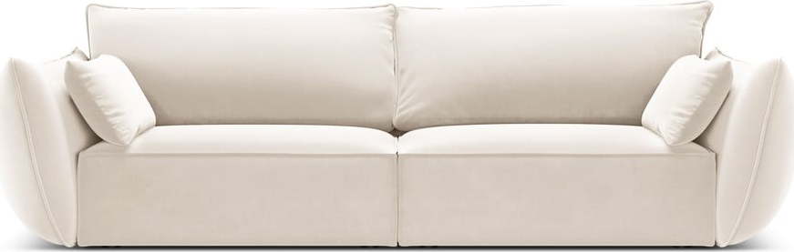 Béžová sametová pohovka 208 cm Vanda – Mazzini Sofas Mazzini Sofas