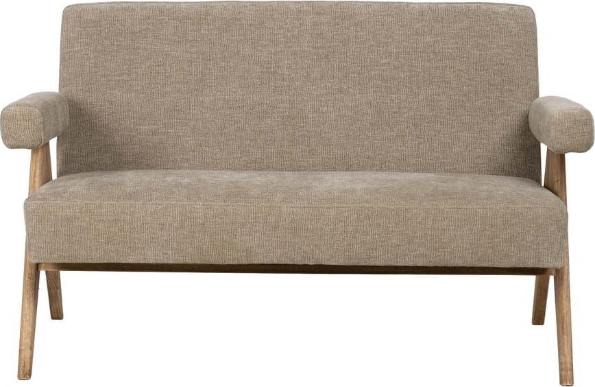 Béžová žinylková pohovka 134 cm Rest – Ixia Ixia