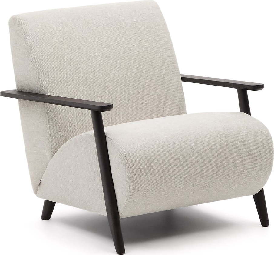 Béžové/krémové žinylkové křeslo Meghan – Kave Home Kave Home