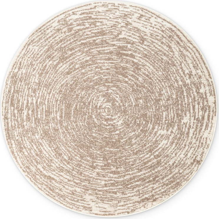 Béžovo-krémový kulatý koberec ø 160 cm Gloria Cavallo – Hanse Home Hanse Home