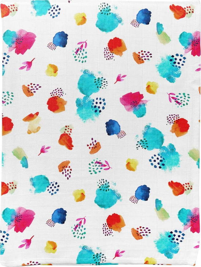 Bílá mušelínová dětská deka 75x100 cm Summer – Mijolnir Mijolnir