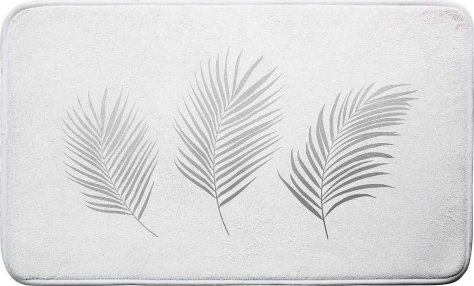 Bílá/ve stříbrné barvě koupelnová předložka 45x75 cm Orbella – douceur d'intérieur Douceur d intérieur
