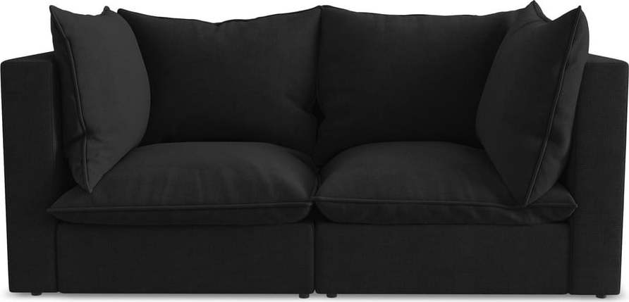 Černá pohovka 180 cm Manao – Makamii Makamii