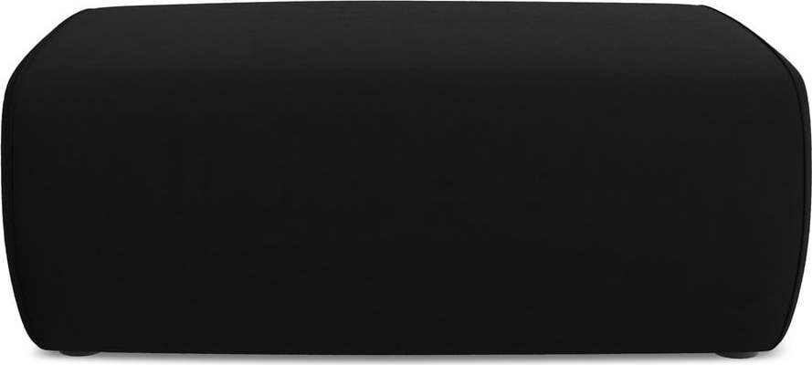 Černá sametová podnožka Kapua – Makamii Makamii