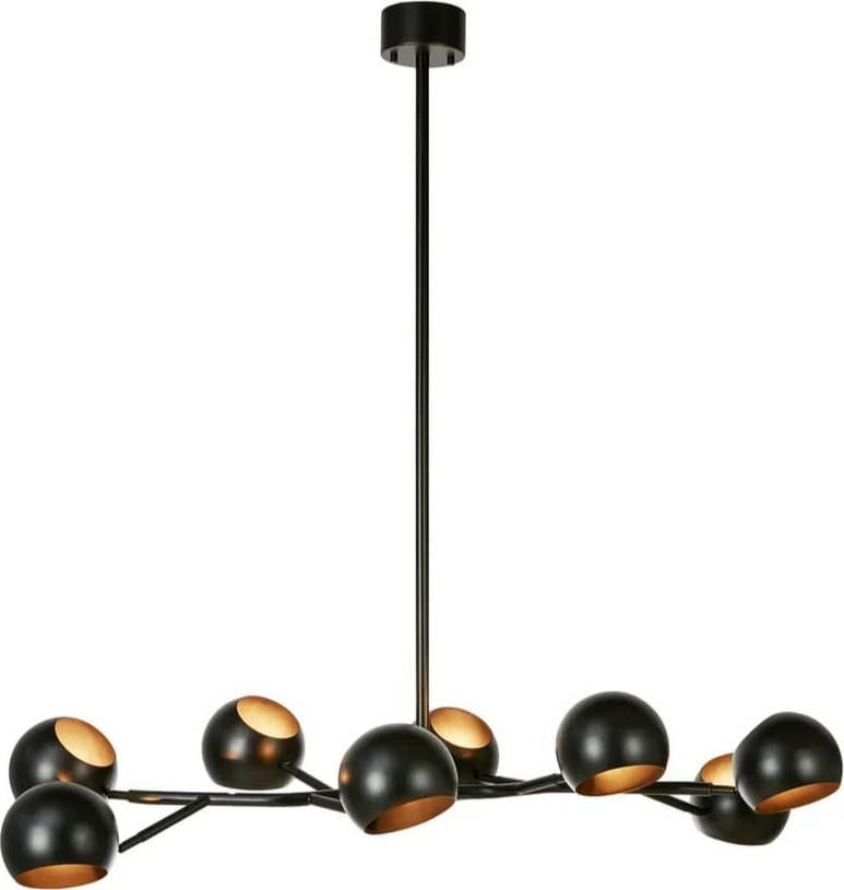 Černé závěsné svítidlo s kovovým stínidlem Edgar – Markslöjd Markslöjd