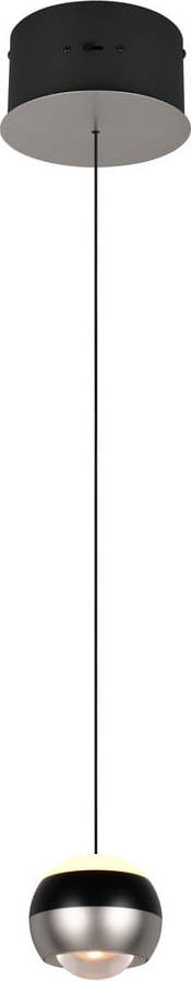 Černé/ve stříbrné barvě LED závěsné svítidlo ø 15