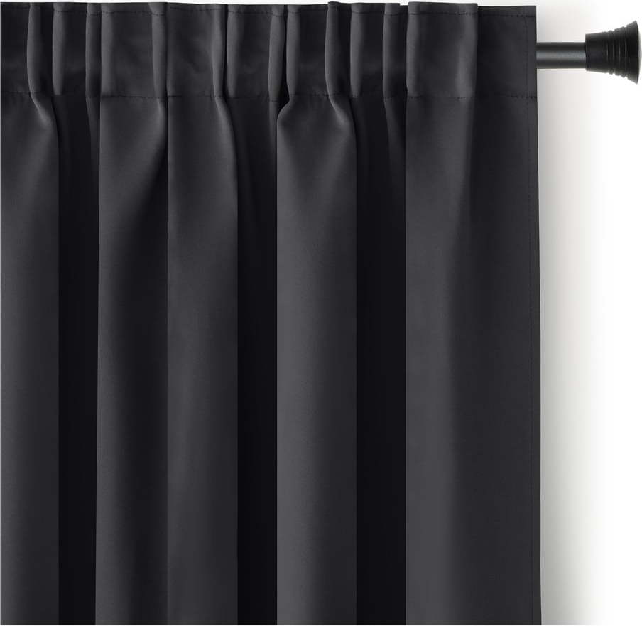 Černý dimout závěs 140x270 cm Kierra – Restilo Restilo