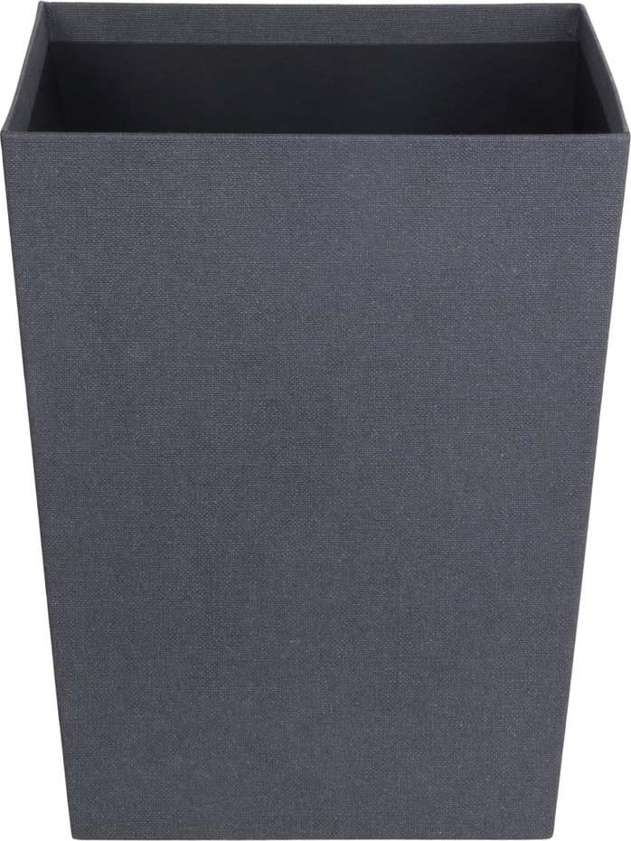 Černý odpadkový koš Sofia Canvas Paper Laminate – Bigso Bigso