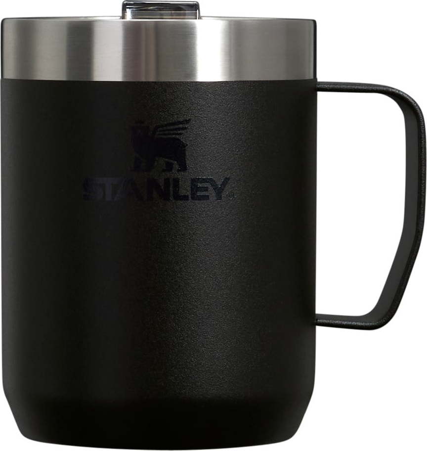 Černý termo hrnek z nerezové oceli 230 ml Stay-Hot Camp Mug Black – Stanley Stanley