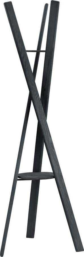 Černý věšák z dubového dřeva 62x176 cm Rakku – Blomus Blomus