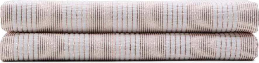 Červený/bílý bavlněný prošívaný přehoz 240x260 cm Macie – Kave Home Kave Home