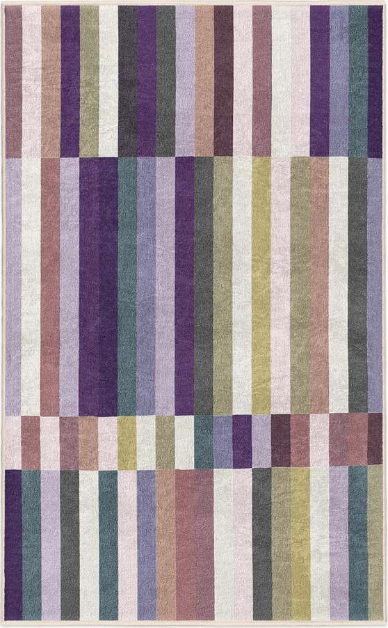 Fialový pratelný koberec 60x100 cm Purple Rain – Mila Home Mila Home
